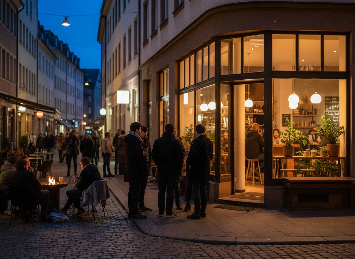 Abend-Route durch die Ausgehviertel in Stuttgart mit Bars und Cafés