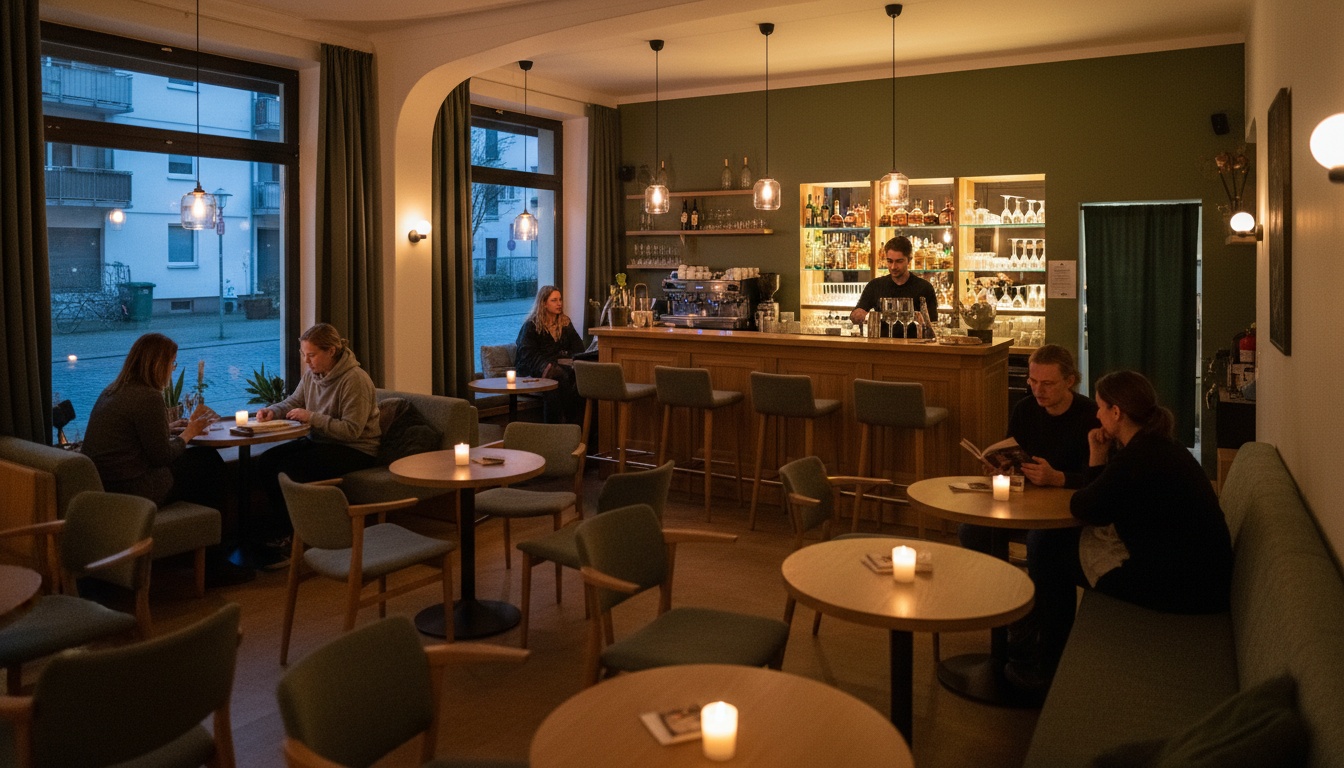 Bars in Stuttgart-Nord – ruhige Bar im Nordbahnhofviertel am Abend