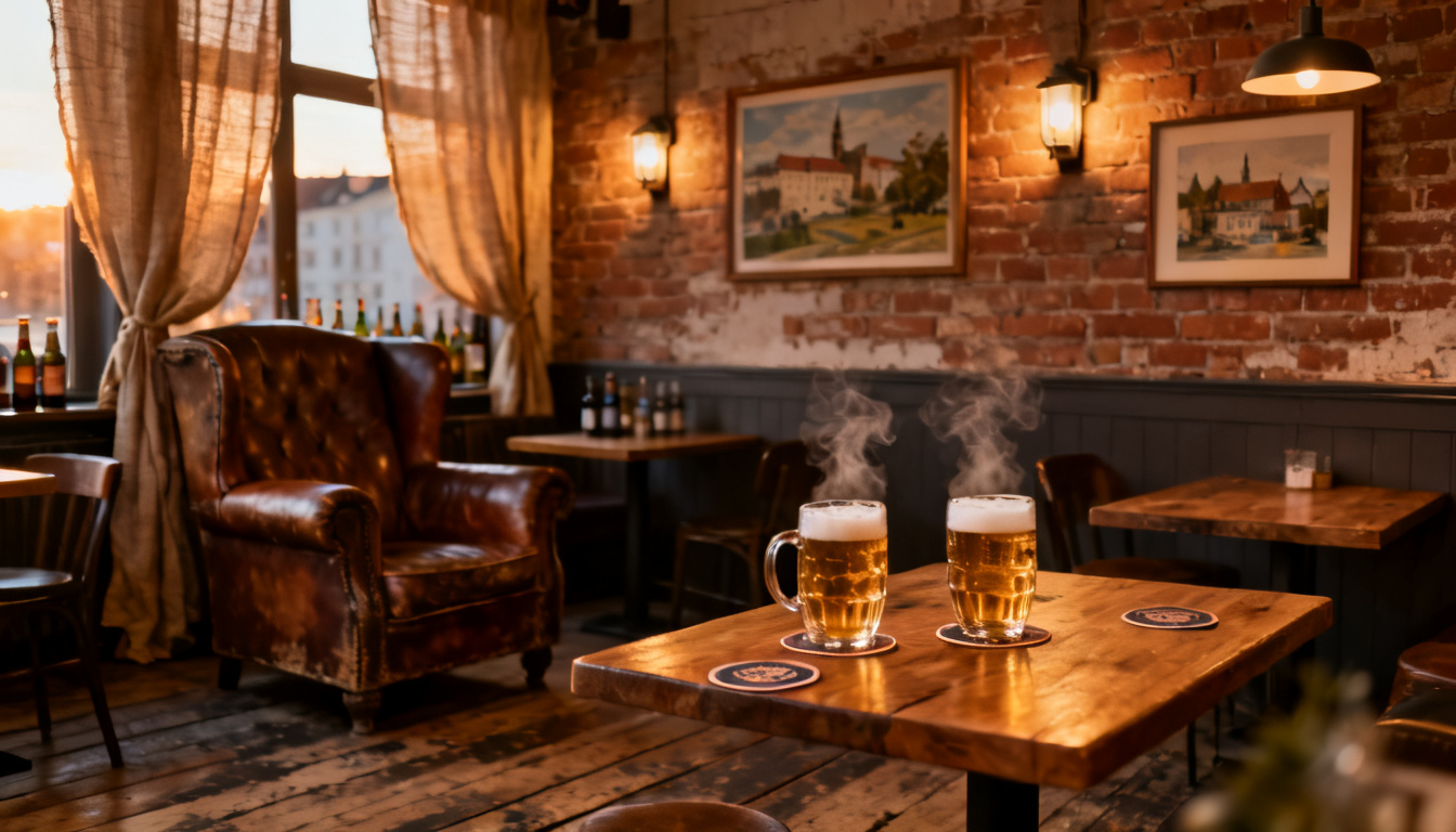Bars in Stuttgart-Ost – bodenständige Kneipe rund um den Ostendplatz am Abend