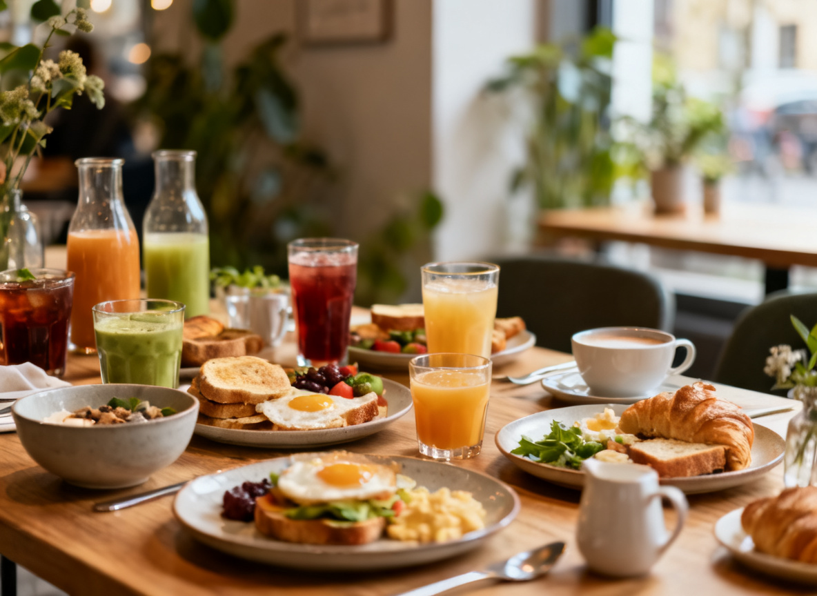 Brunch mit Getränkeauswahl und Frühstück im Huginn Stuttgart