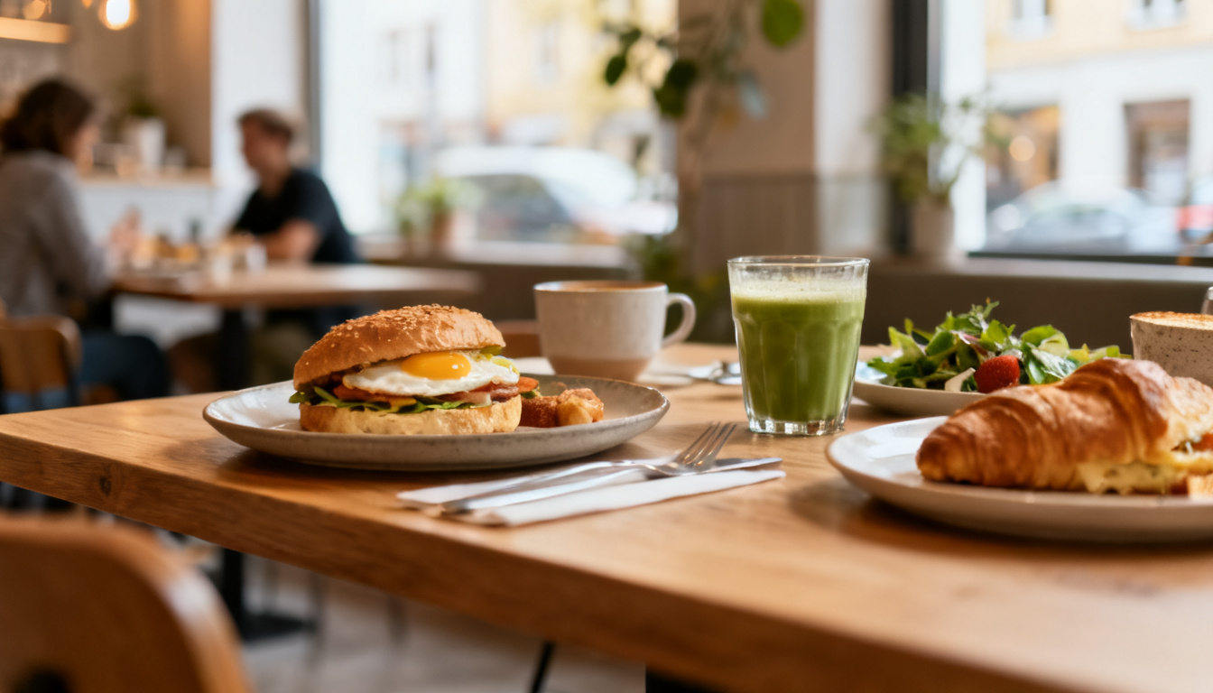 Bottomless Brunch Stuttgart – entspannter Brunch-Tisch mit Frühstück und Getränken im Huginn an der Calwer Straße