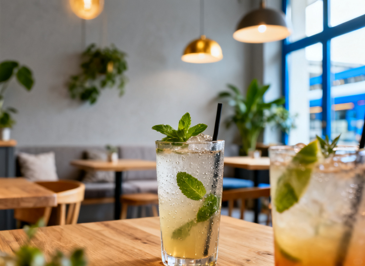 Cocktails im Huginn Café und Bar nahe dem Hauptbahnhof Stuttgart