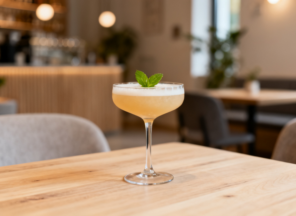 Signature-Cocktail im Huginn nahe Stuttgart-Nord in der City