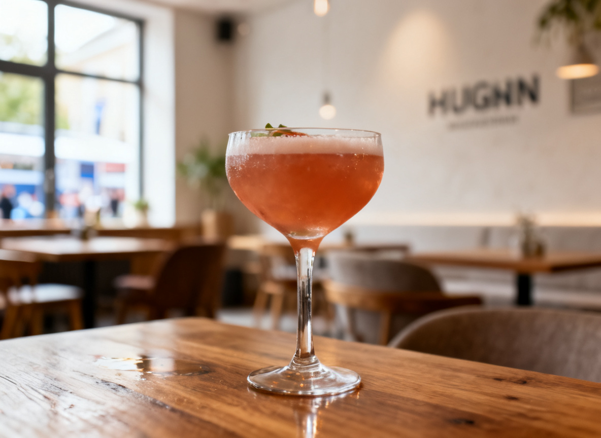 Signature-Cocktail im Huginn als Bar für Messebesucher in Stuttgart-Mitte