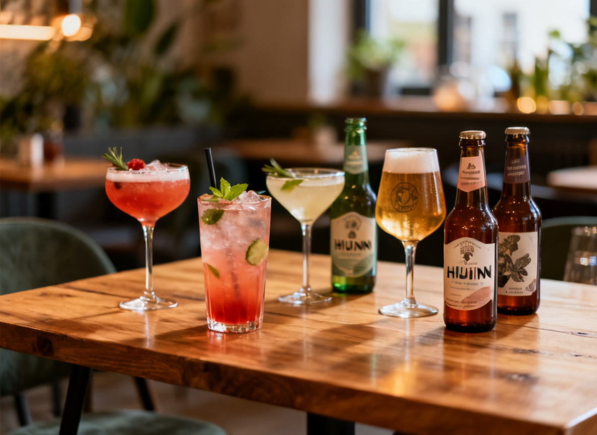 Cocktails und lokale Biere für einen Polterabend im Huginn Stuttgart