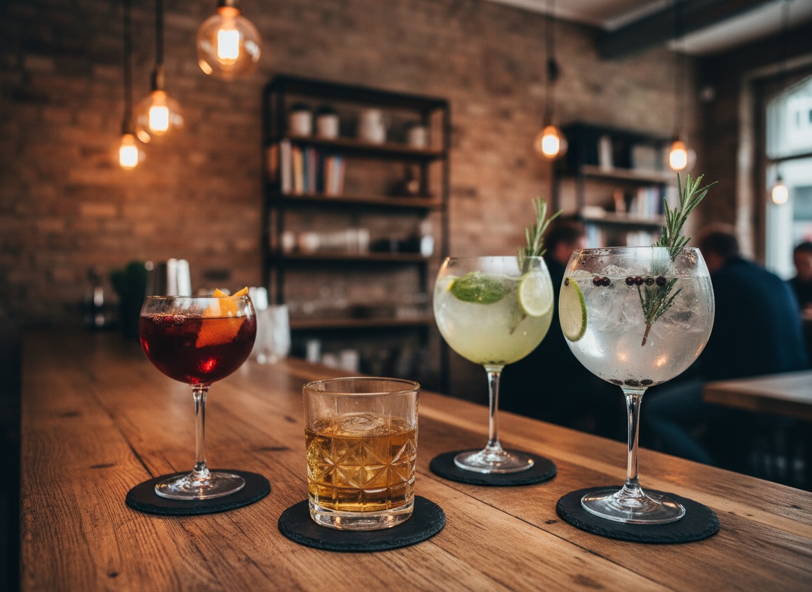 Cocktails und Gin Tonic als Bar-Tipp für Stuttgart-Besucher im Huginn